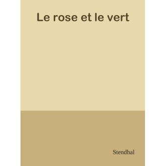 Le rose et le vert epub