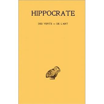 Tome V, 1re partie : Des vents - De l'art