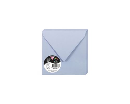 Pack de 20 enveloppes Pollen 140 x 140 mm Bleu Lavande