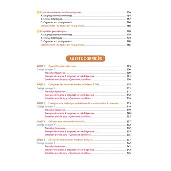 Objectif CRPE 2024 - 2025 - Maths - La leçon -  épreuve orale d'admission