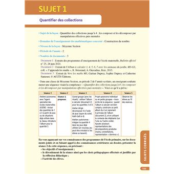 Objectif CRPE 2024 - 2025 - Maths - La leçon -  épreuve orale d'admission