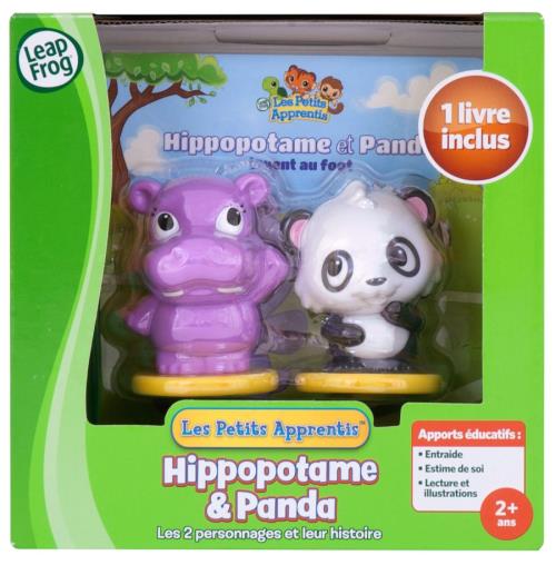 LeapFrog Les Petits Apprentis : Hippopotame et Panda + livre