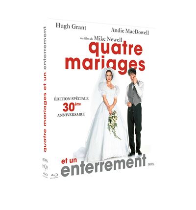 Quatre mariages et un enterrement Édition 30ème Anniversaire Blu-ray