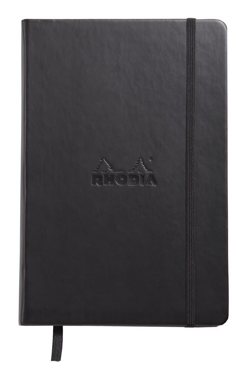 RHODIA Cahier de 192 pages  Webnotebook Large 14 x 21 cm Noir