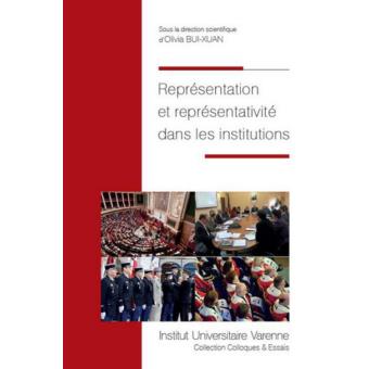 Représentation et représentativité dans les institutions