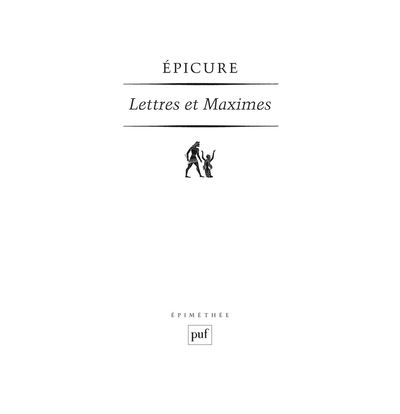 Lettres et maximes