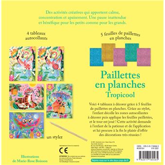 Paillettes en planche - tropicool