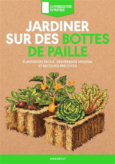 Jardiner sur des bottes de paille