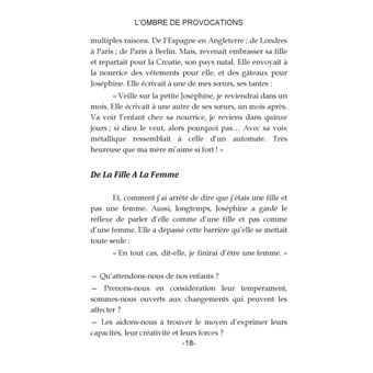 L'ombre de provocations