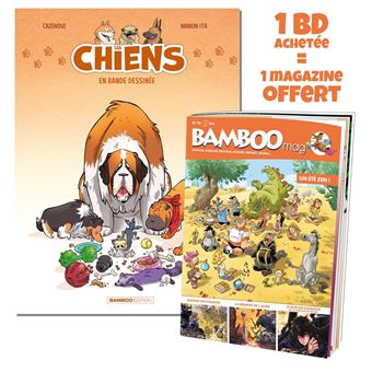 Les Chiens en BD - tome 01 + Bamboo mag offert