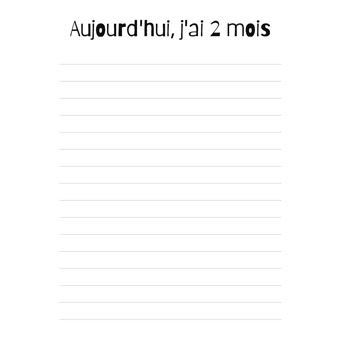 Bébé mois par mois