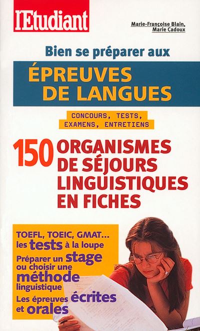 Bien Se Préparer Aux épreuves De Langue Concours Test Examens Entretiens Broché Marie 6903