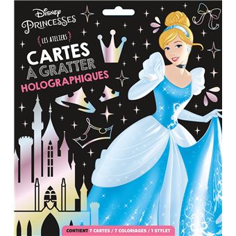 DISNEY PRINCESSES - Les Ateliers Disney - Cartes à gratter holographiques