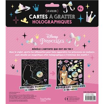 DISNEY PRINCESSES - Les Ateliers Disney - Cartes à gratter holographiques
