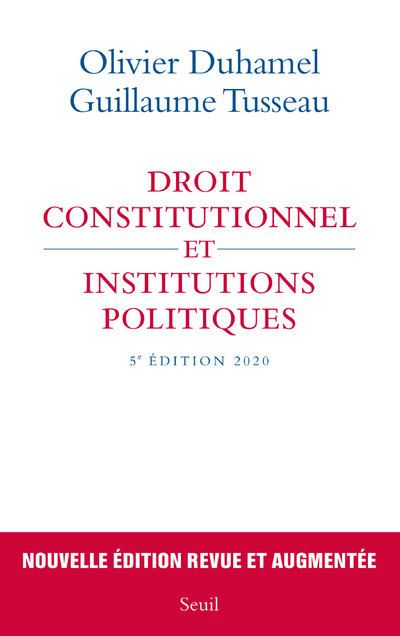 Droit constitutionnel et institutions politiques - 5e