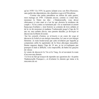 Mademoiselle pourquoi