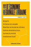 Revue d'économie régionale et urbaine Nº5/2022 Varia