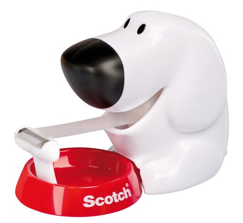 Dévidoir chien avec ruban adhésif 3M Scotch Magic 7,5 m