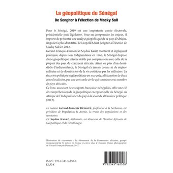 La géopolitique du Sénégal