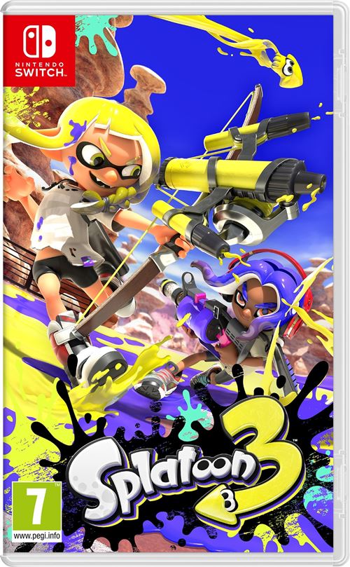 Pochette avant du jeu Splatoon 3 Nintendo Switch
