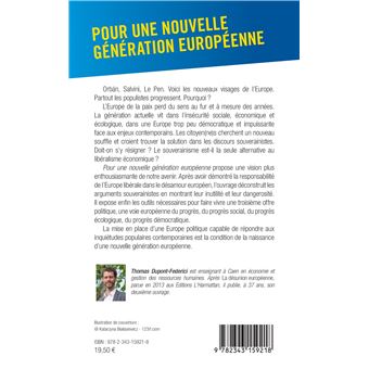 Pour une nouvelle génération européenne