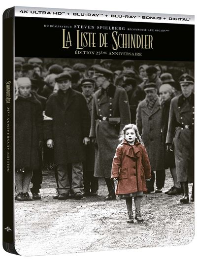 La Liste de Schindler SteelBook® Edition Collector Limitée Blu-ray 4K Ultra HD
