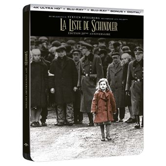 La Liste de Schindler Steelbook Edition Collector Limitée Blu-ray 4K Ultra HD