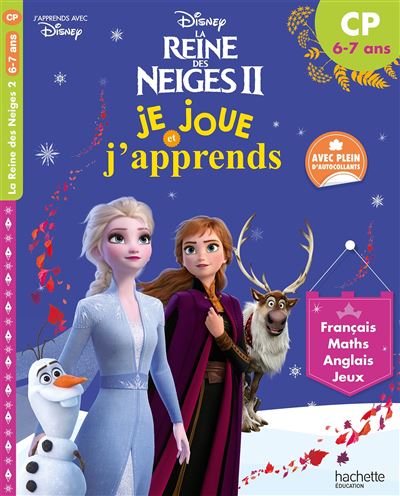 Reine des neiges 2 cp je joue et j'apprends