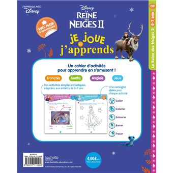 REINE DES NEIGES  2  Je joue et j'apprends CP  (6 - 7 ans)