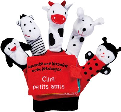 Cinq petits amis livre gant