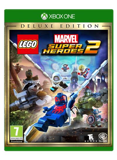 Pochette avant du jeu LEGO® Marvel Super Heroes 2 Edition Deluxe Xbox One