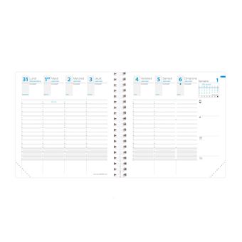 Agenda civil QuoVadis 2022 Time et Life Medium Cuivre Marron