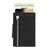 OGON DESIGNS CASCADE ZIPPER WALLET BLACK
