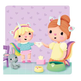 Petite licorne va sur le pot