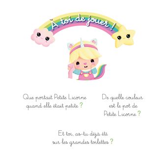 Sticker Toilette Petite Licorne