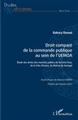 Droit comparé de la commande publique au sein de l'UEMOA