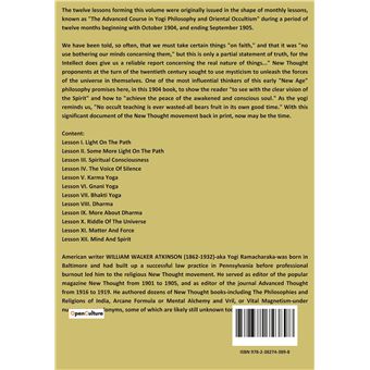 Advanced Course in Yogi Philosophy and Oriental Occultism