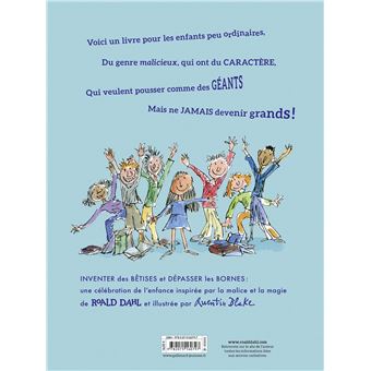 Ne deviens jamais grand !