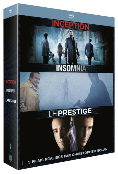 Coffret Christopher Nolan 3 Blu-Ray