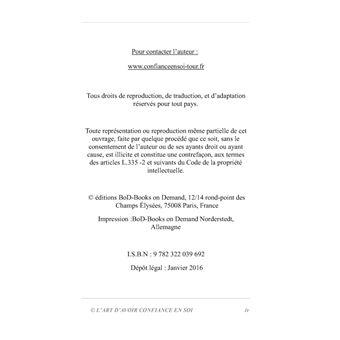 L'art d'avoir confiance en soi