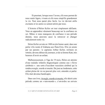 L'art d'avoir confiance en soi