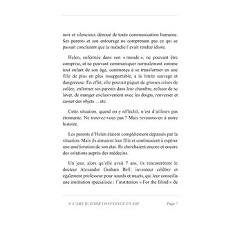 L'art d'avoir confiance en soi