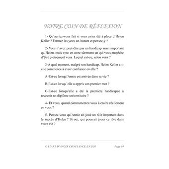 L'art d'avoir confiance en soi