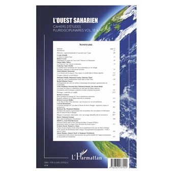 L'eau en Mauritanie et dans l'Ouest saharien