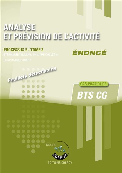 Analyse et prévision de l'activité, énoncé