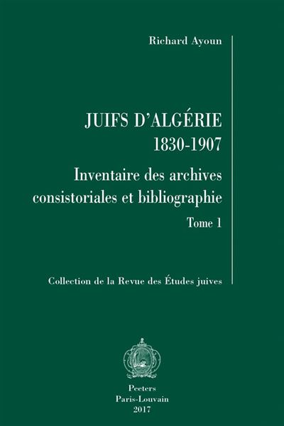 Juifs d'Algérie 1830-1907