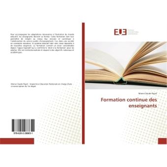 Formation Continue Des Enseignants - Broché - Marie-Claude Payet ...