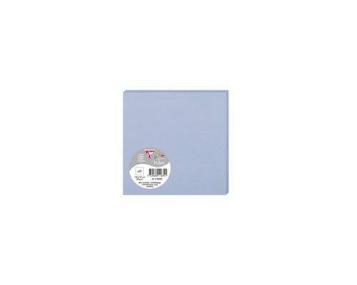 Pack de 25 cartes Pollen 135 x 135 mm Bleu Lavande