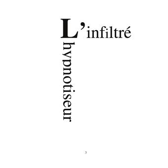 L'infiltré L'hypnotiseur