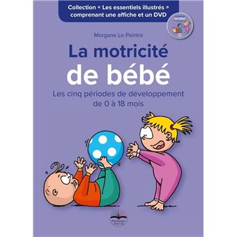 La Motricite De Bebe Les Cinq Periodes De Developpement De 0 A 18 Mois Comprenant Une Affiche Et Un Dvd Livre Cd Morgane Le Peintre Achat Livre Fnac